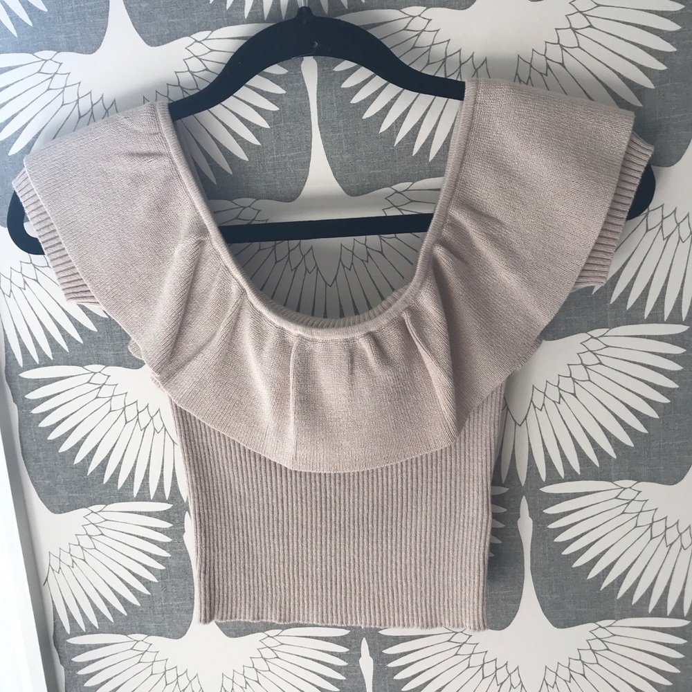 Forever 21 Off The Shoulder crop Top
